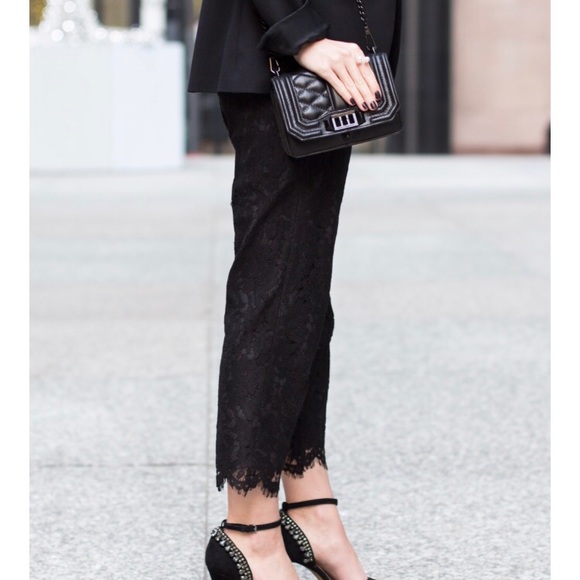 J Crew Black Lace Pants | Poshmark
